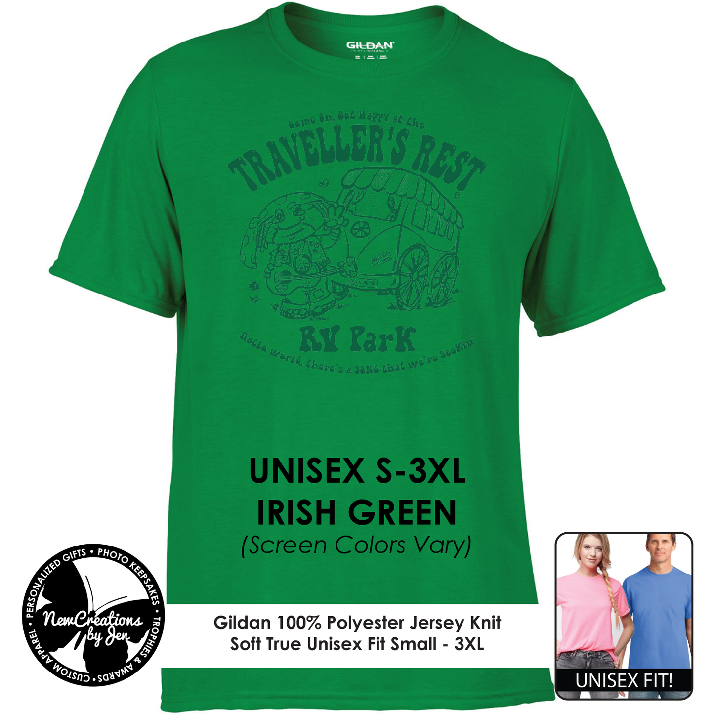 Traveller's Rest RV Park - Wheel of Time Inspired  Souvenir Lightweight  Tees