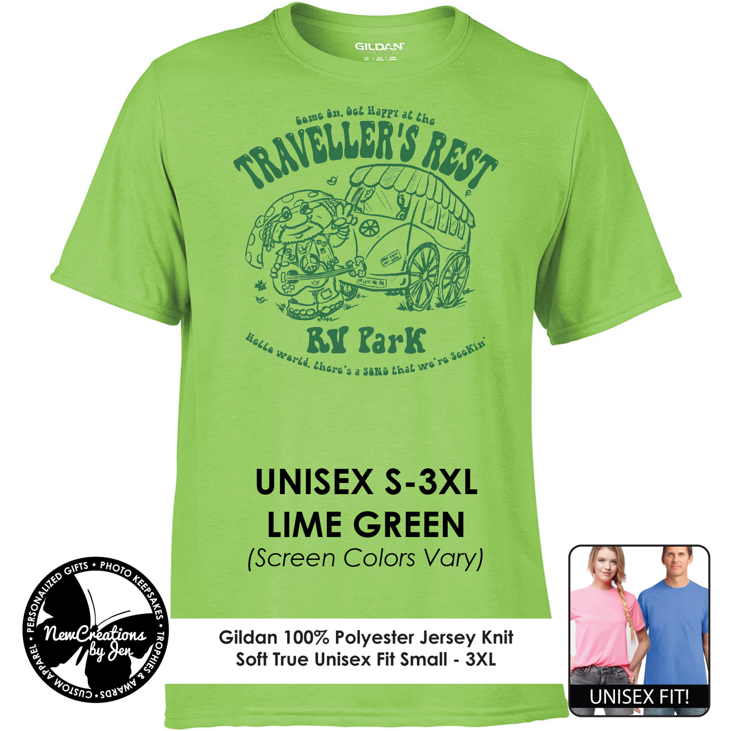Traveller's Rest RV Park - Wheel of Time Inspired  Souvenir Lightweight  Tees