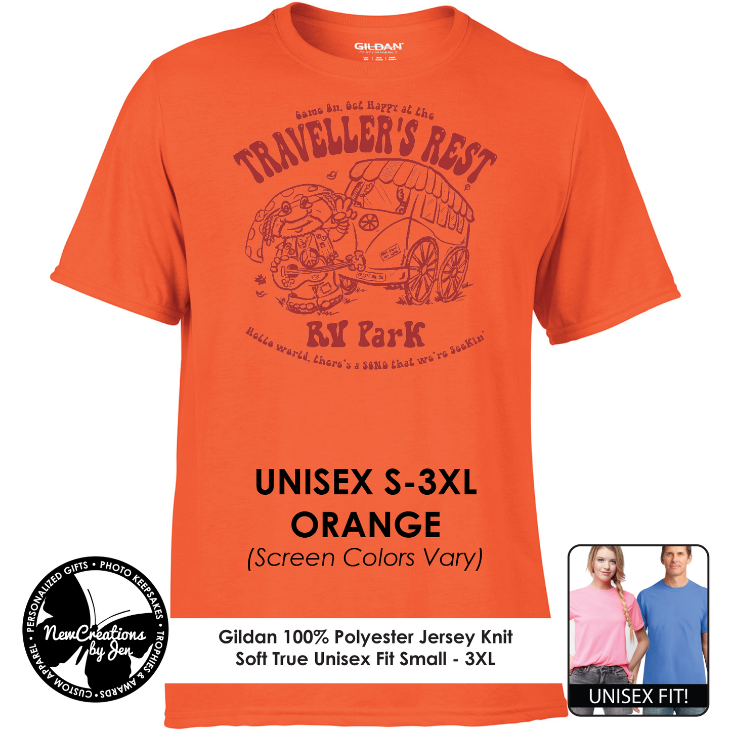 Traveller's Rest RV Park - Wheel of Time Inspired  Souvenir Lightweight  Tees