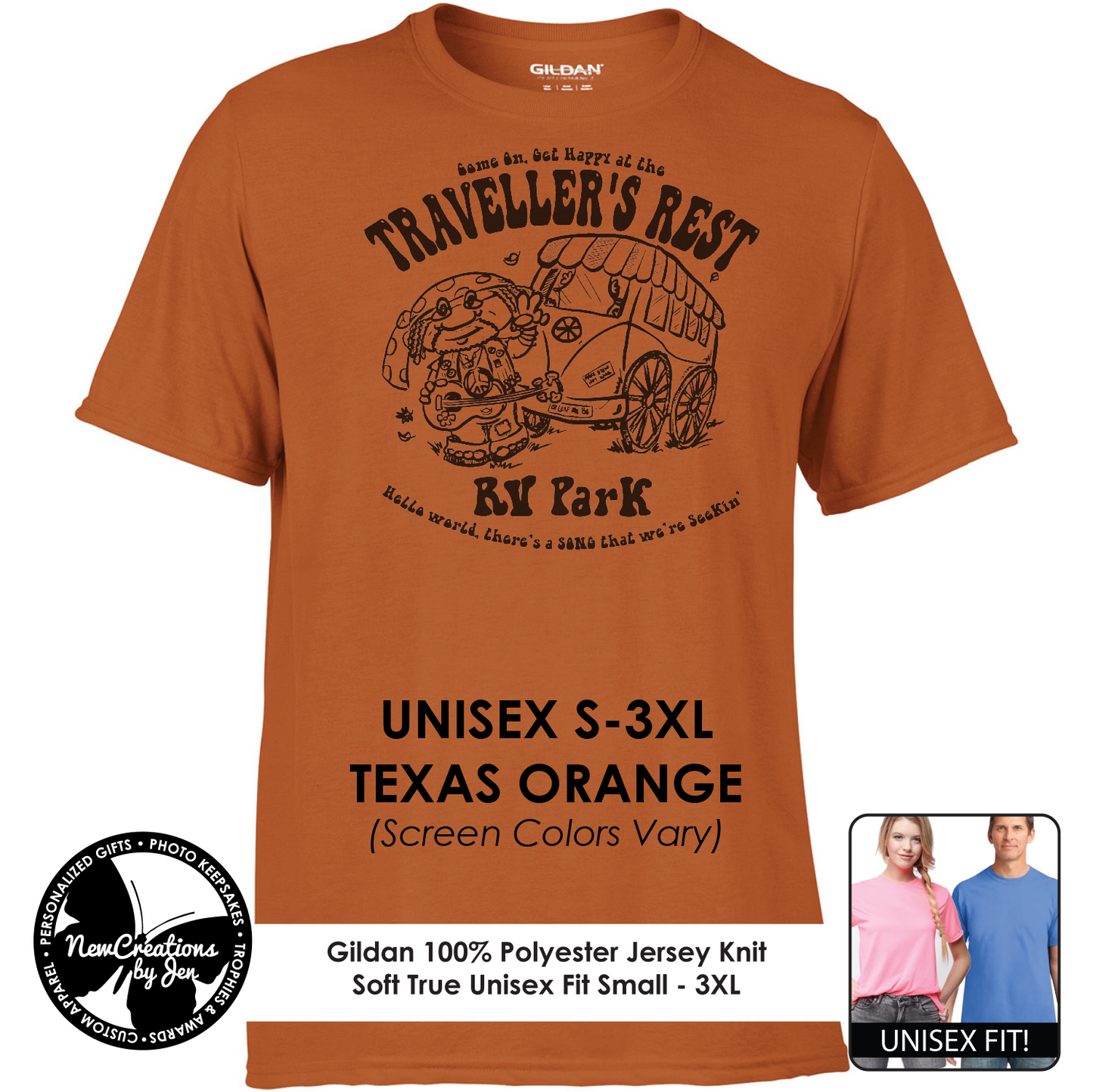 Traveller's Rest RV Park - Wheel of Time Inspired  Souvenir Lightweight  Tees