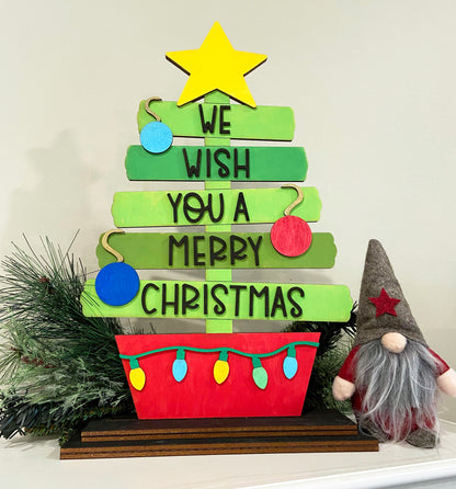 Christmas Tree - Ready to Paint Shelf Sitter