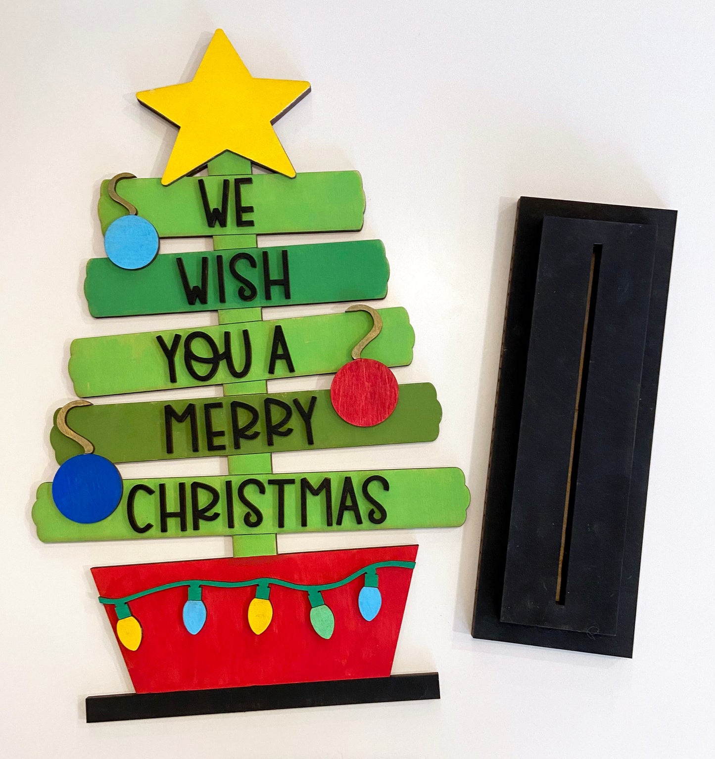 Christmas Tree - Ready to Paint Shelf Sitter