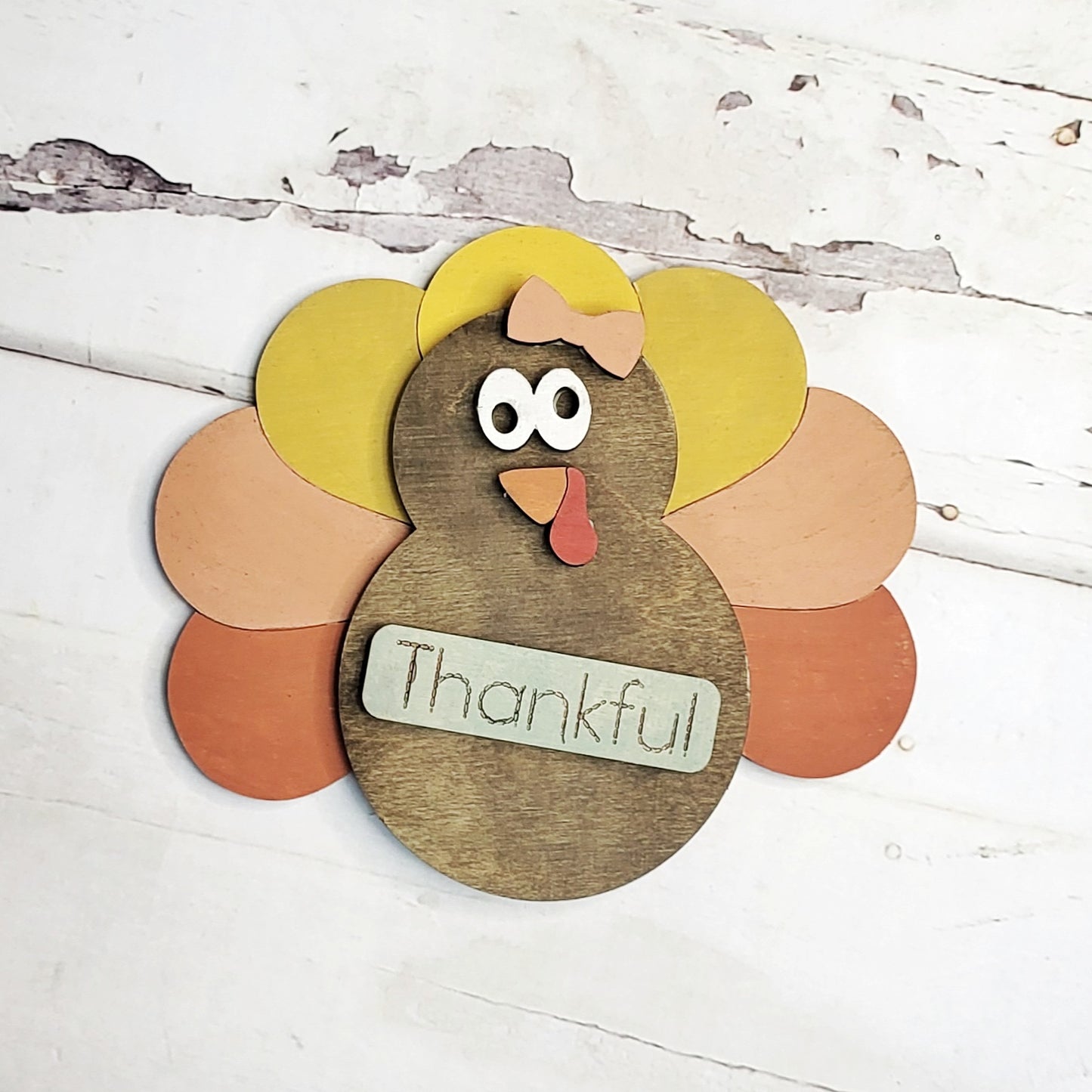 Kit desplegable Trim A Turkey listo para pintar