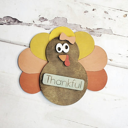Kit desplegable Trim A Turkey listo para pintar