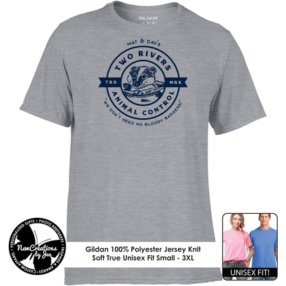 Two Rivers Animal Control - Wheel of Time Inspired  Souvenir Lightweight  Tees