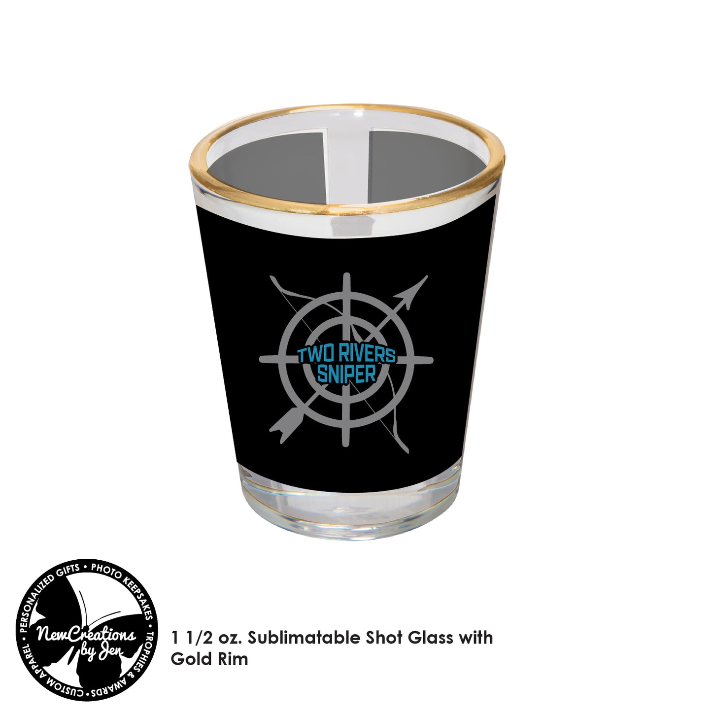 BTP - Two Rivers Shot Glass