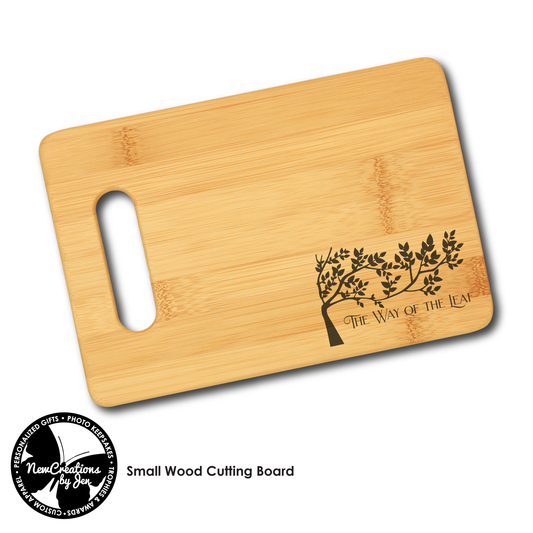 The Way of the Leaf Small Cutting Board