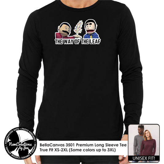 Camiseta unisex premium de manga larga "El Camino de la Hoja" 3501