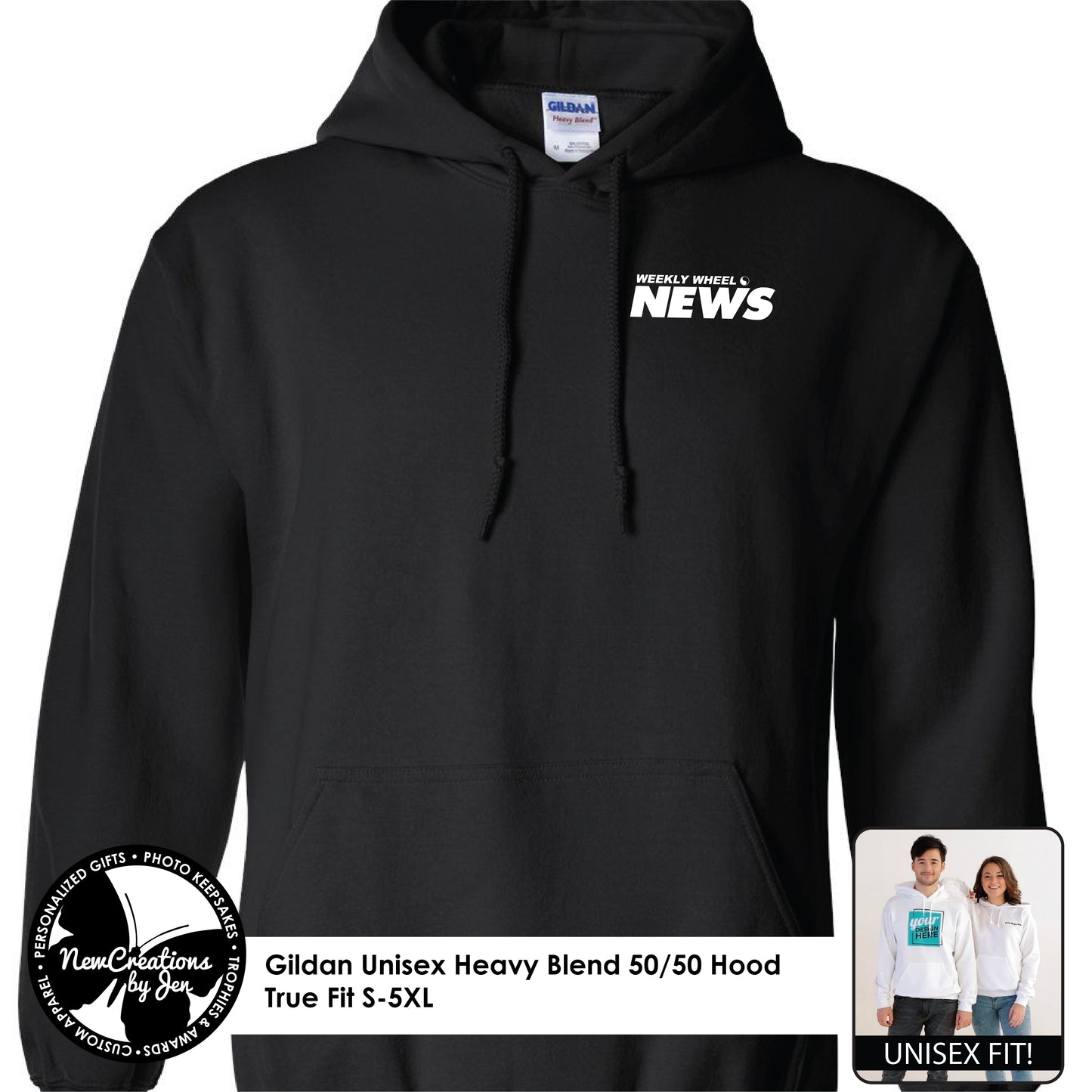 Sudadera básica con capucha WWN