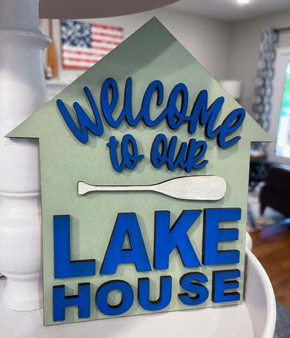 Lake House Tiered Tray Bundle