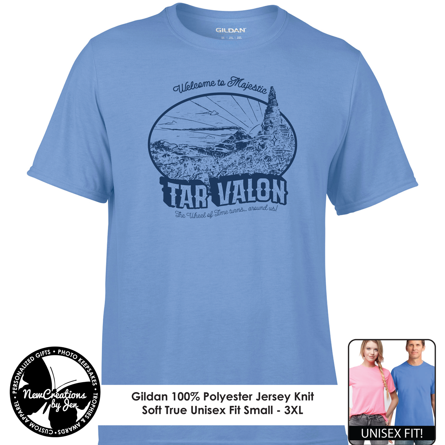 Bienvenido a Tar Valon: camisetas ligeras de recuerdo inspiradas en La Rueda del Tiempo