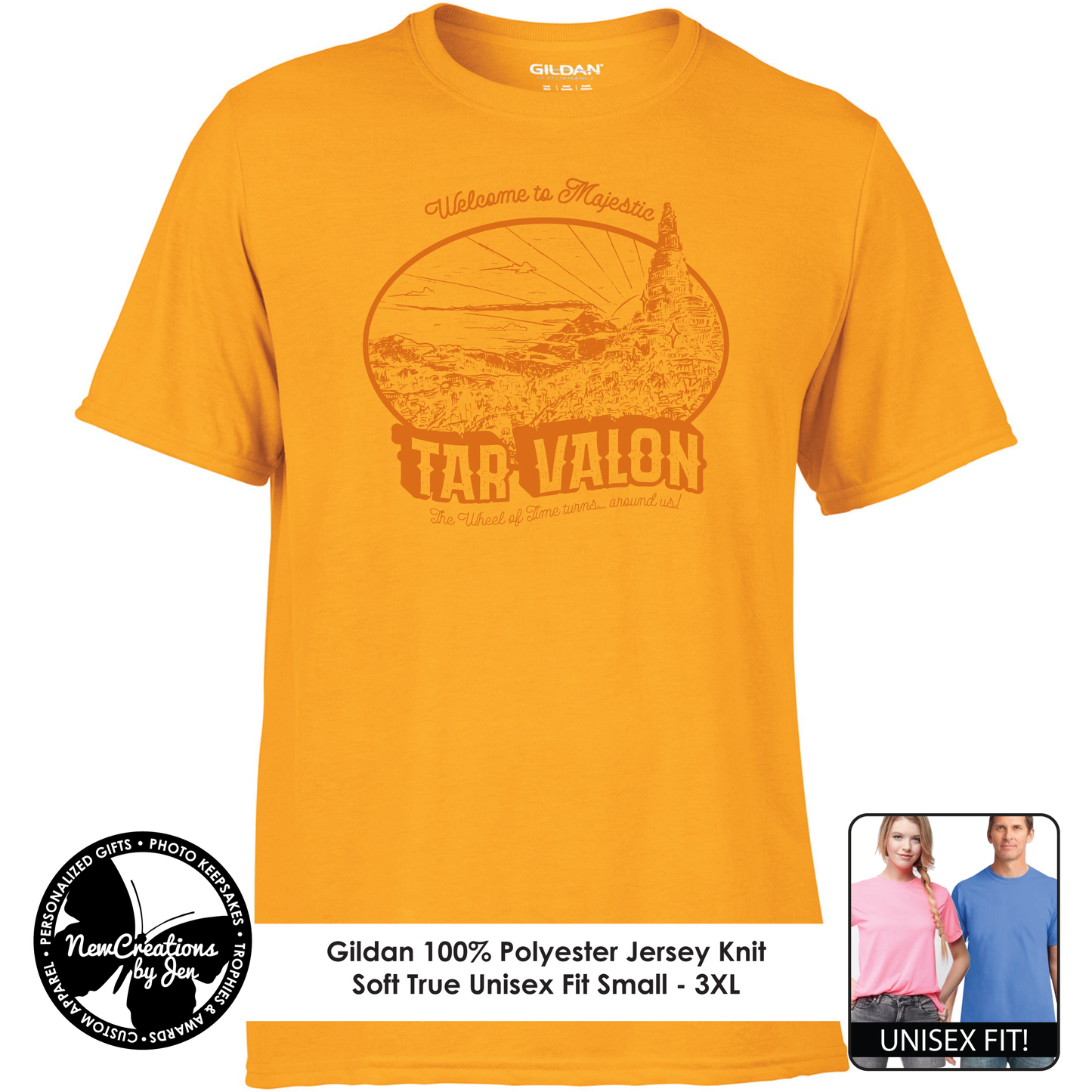 Bienvenido a Tar Valon: camisetas ligeras de recuerdo inspiradas en La Rueda del Tiempo