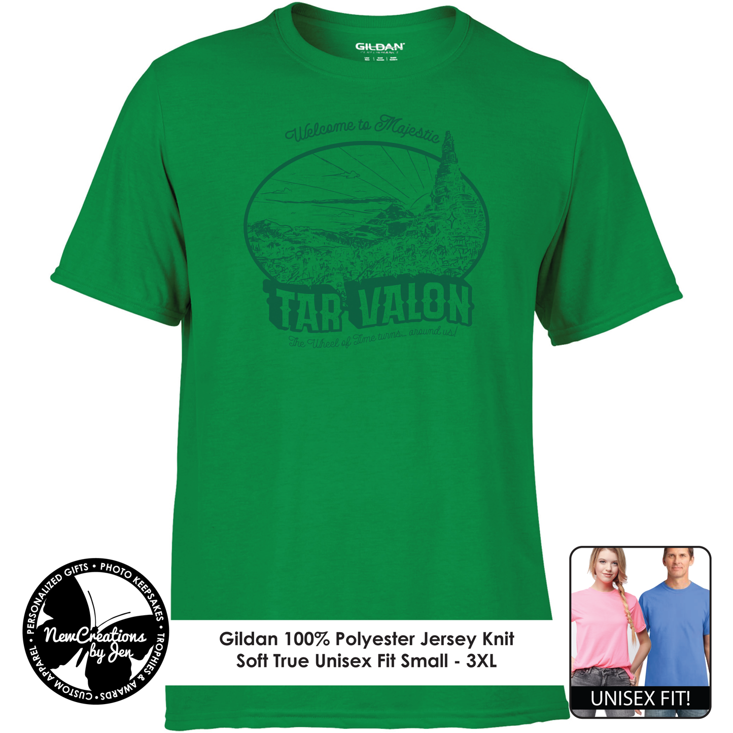 Bienvenido a Tar Valon: camisetas ligeras de recuerdo inspiradas en La Rueda del Tiempo