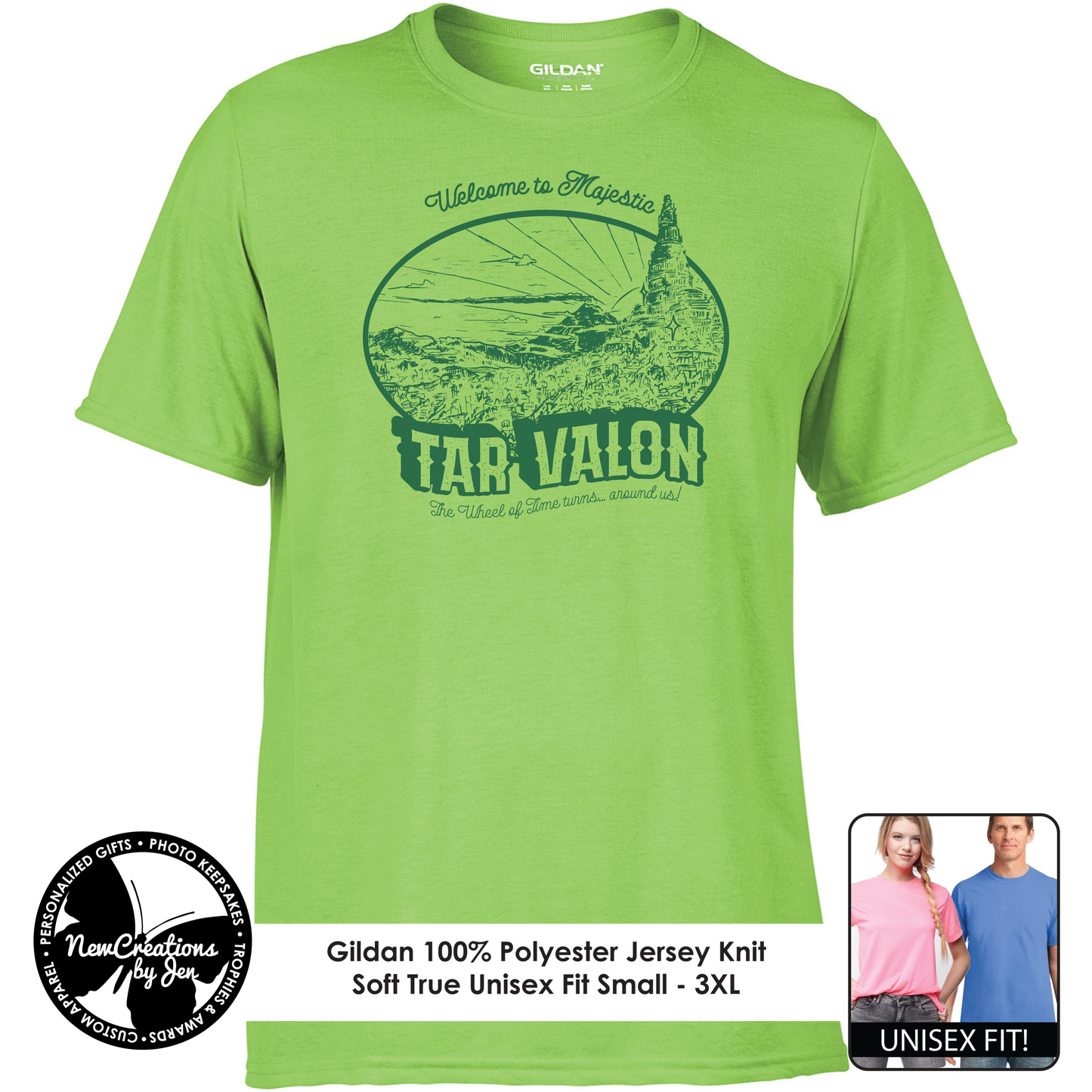Bienvenido a Tar Valon: camisetas ligeras de recuerdo inspiradas en La Rueda del Tiempo