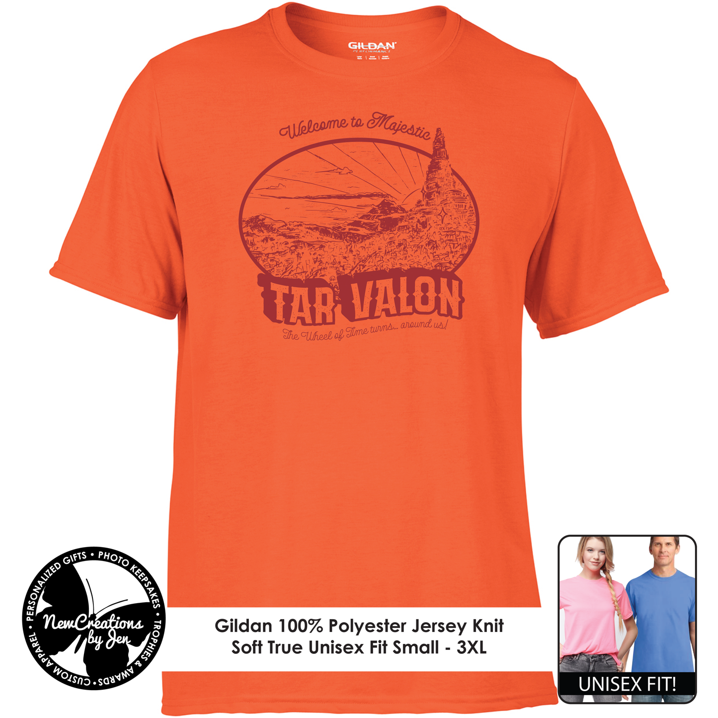 Bienvenido a Tar Valon: camisetas ligeras de recuerdo inspiradas en La Rueda del Tiempo