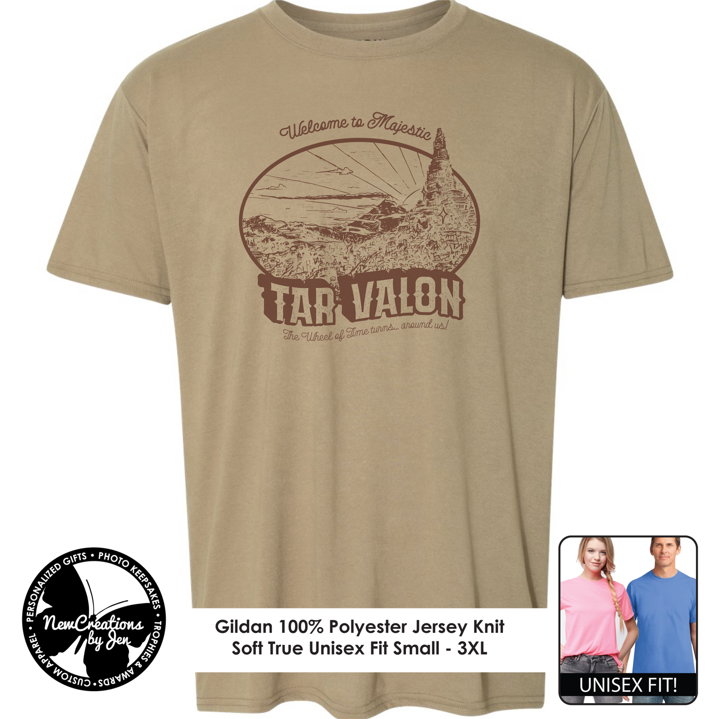 Bienvenido a Tar Valon: camisetas ligeras de recuerdo inspiradas en La Rueda del Tiempo