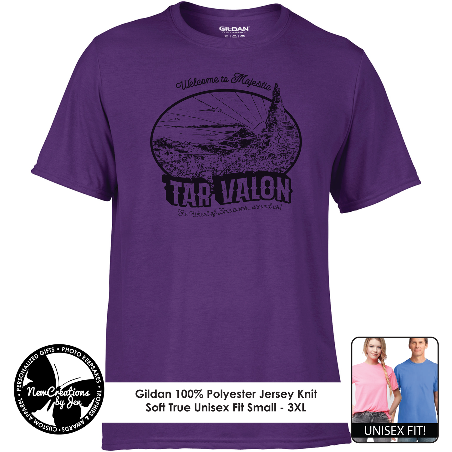 Bienvenido a Tar Valon: camisetas ligeras de recuerdo inspiradas en La Rueda del Tiempo