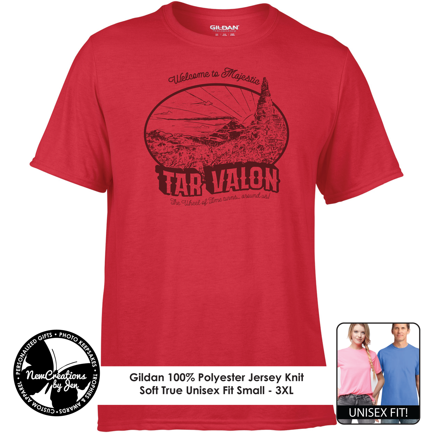 Bienvenido a Tar Valon: camisetas ligeras de recuerdo inspiradas en La Rueda del Tiempo