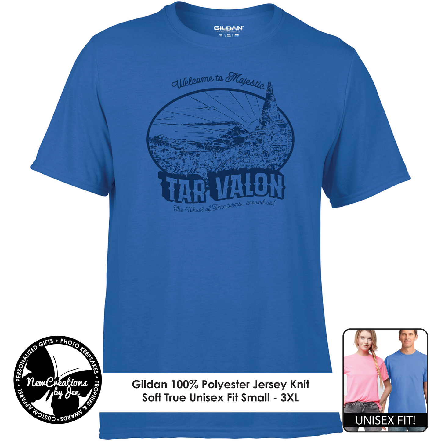 Bienvenido a Tar Valon: camisetas ligeras de recuerdo inspiradas en La Rueda del Tiempo