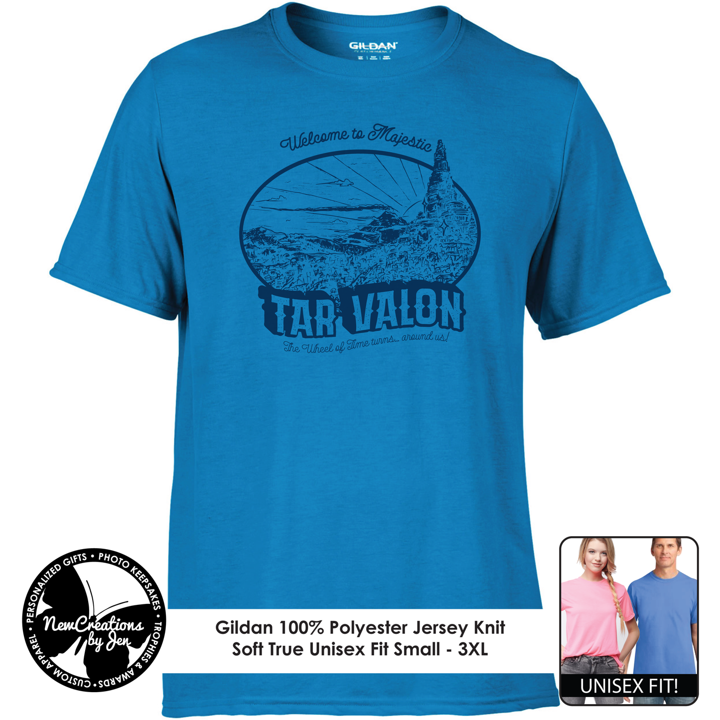Bienvenido a Tar Valon: camisetas ligeras de recuerdo inspiradas en La Rueda del Tiempo