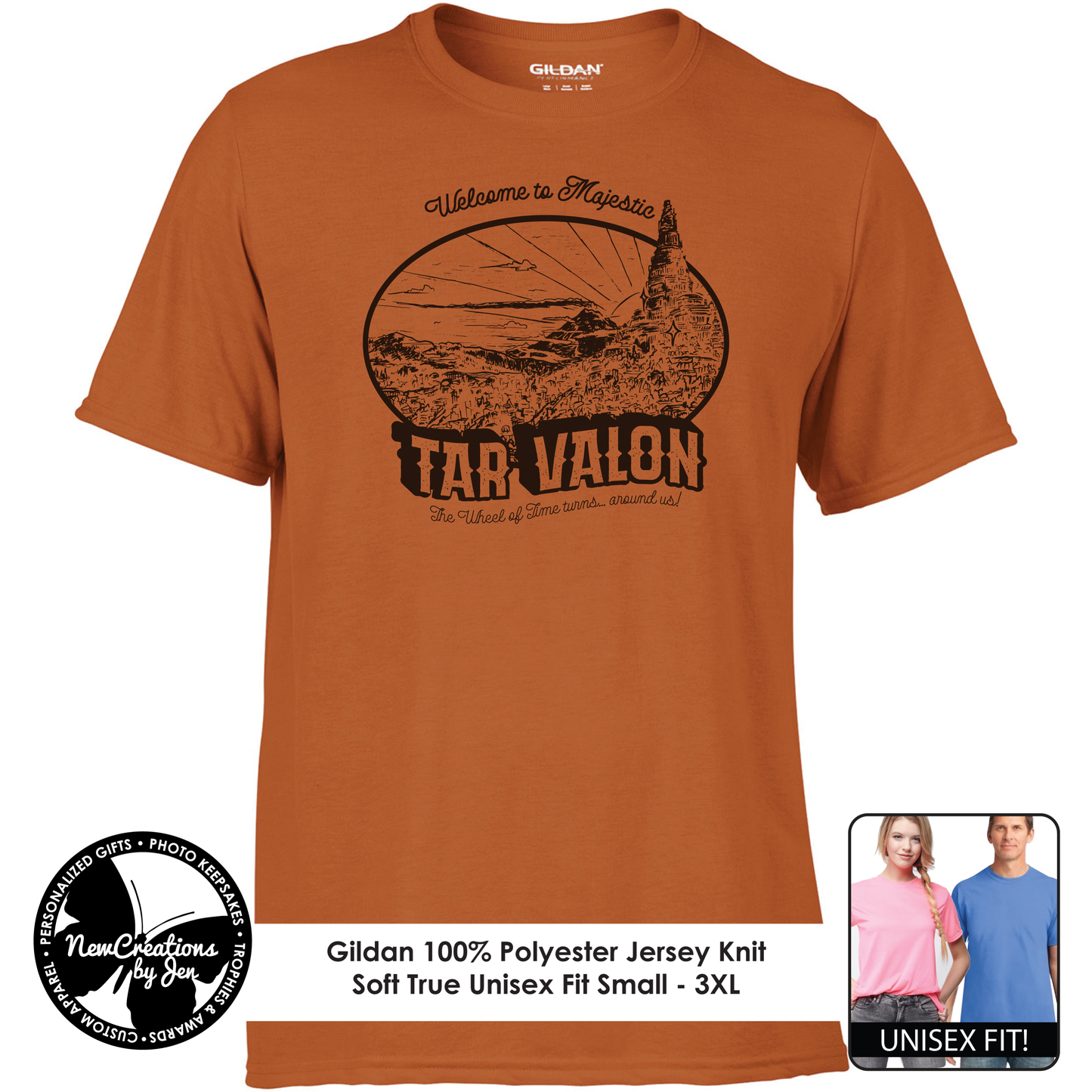Bienvenido a Tar Valon: camisetas ligeras de recuerdo inspiradas en La Rueda del Tiempo