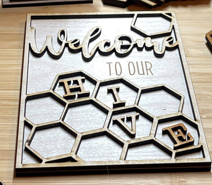 Welcome to our Bee Hive Tiered Tray Kit