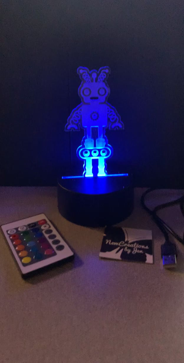 Exhibición de lámpara LED personalizada