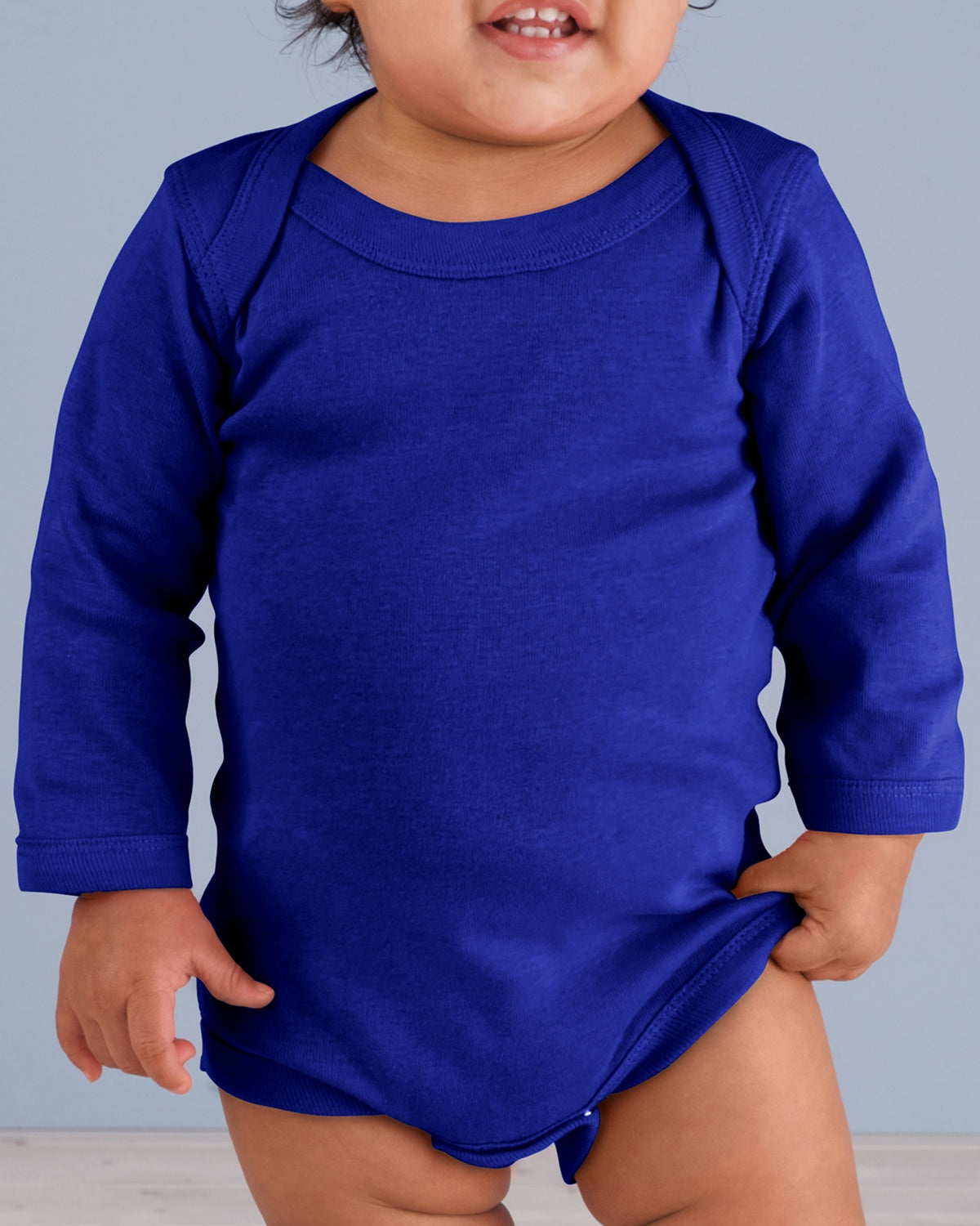 Infant Long-Sleeve Baby Rib Bodysuit