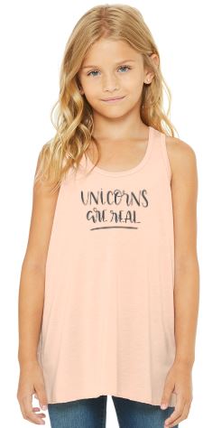 Girl's Flowy Racerback Tank