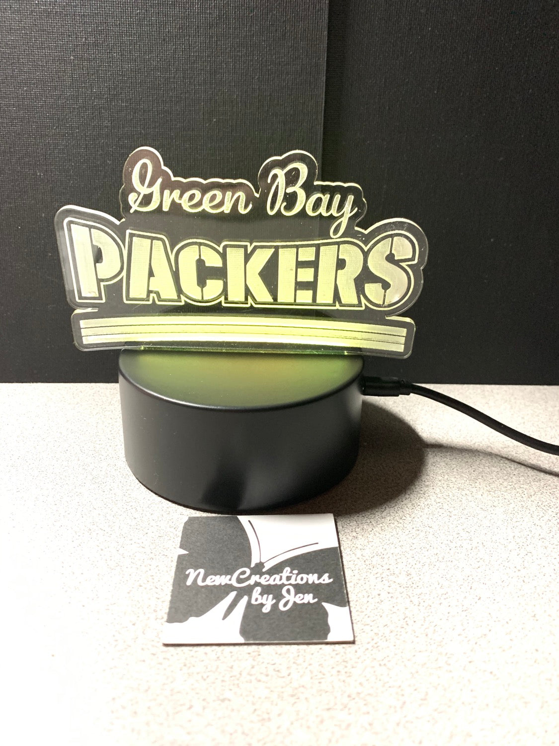 Exhibición de lámpara LED personalizada