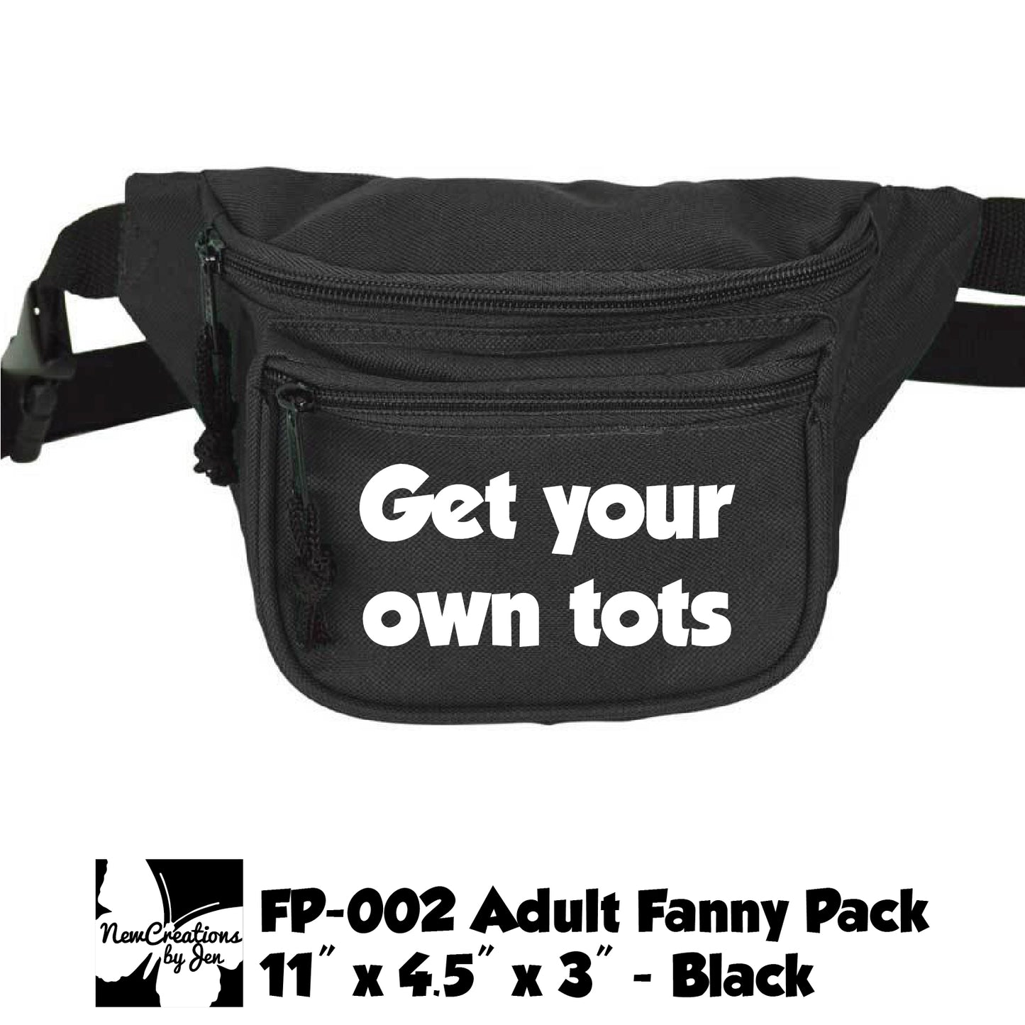 Fanny Pack with 3 Pockets