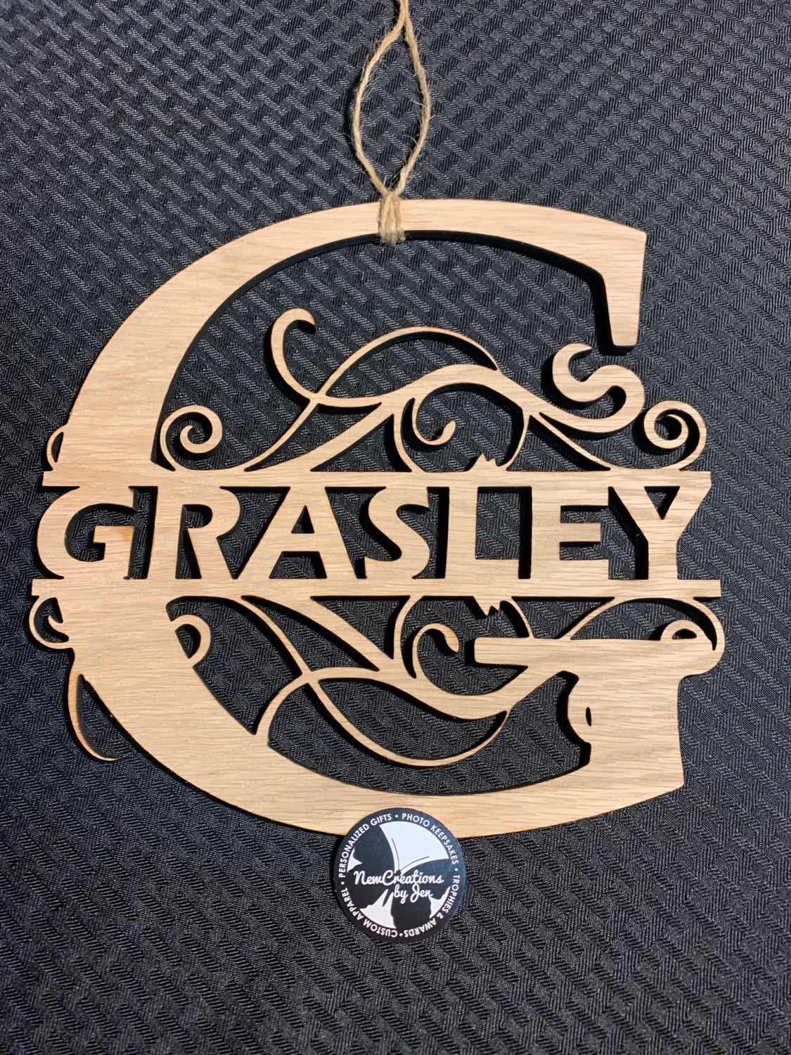 Letreros decorativos con apellidos personalizados