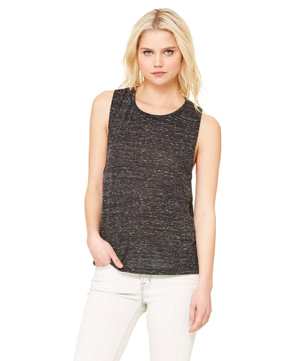 Camiseta de tirantes holgada con cuello redondo para mujer B8803