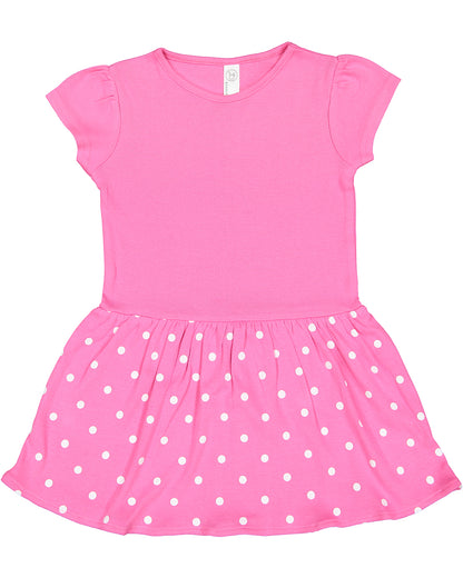 Toddler Baby Rib Dress 2T-5-6