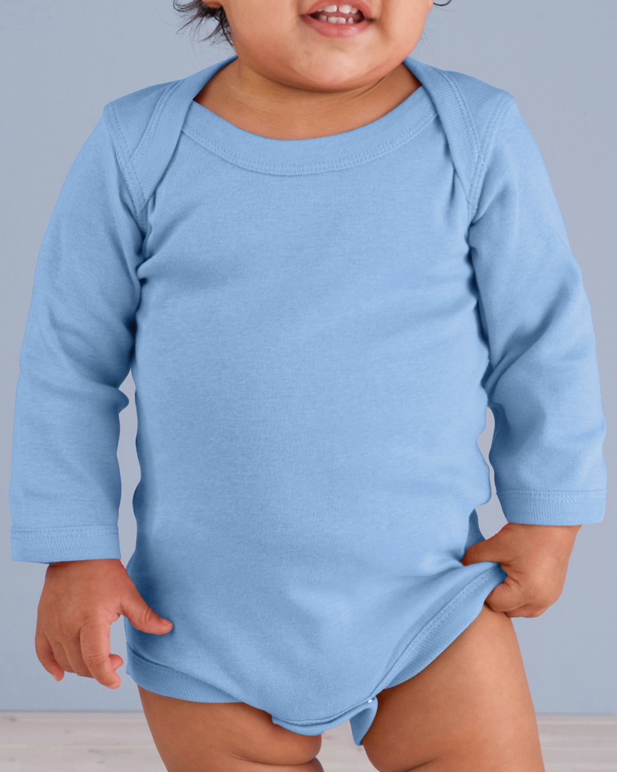 Infant Long-Sleeve Baby Rib Bodysuit