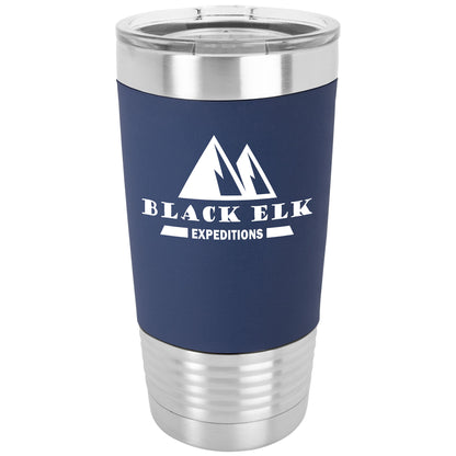 Vaso de acero inoxidable con agarre de silicona