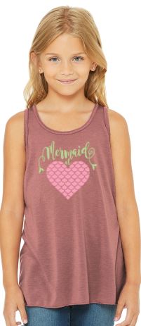 Girl's Flowy Racerback Tank