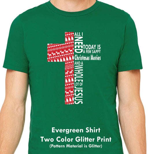 Christmas Movies & Jesus Unisex Premium T-Shirt