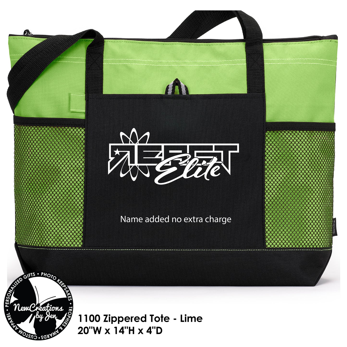 REACT Large Custom Zippered Bag