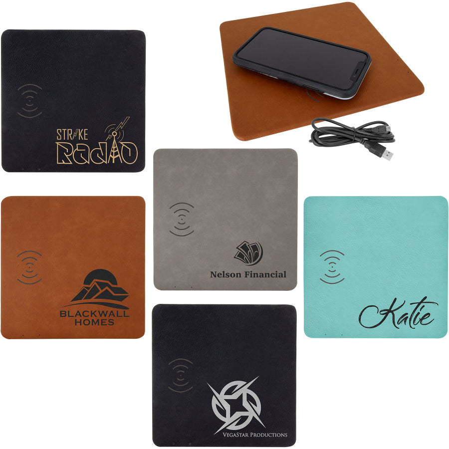 Leatherette Phone Charging Mat