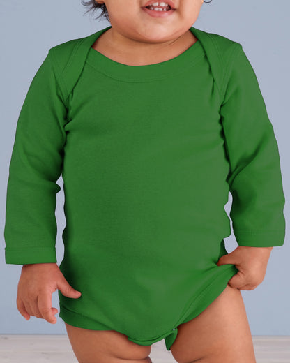 Infant Long-Sleeve Baby Rib Bodysuit