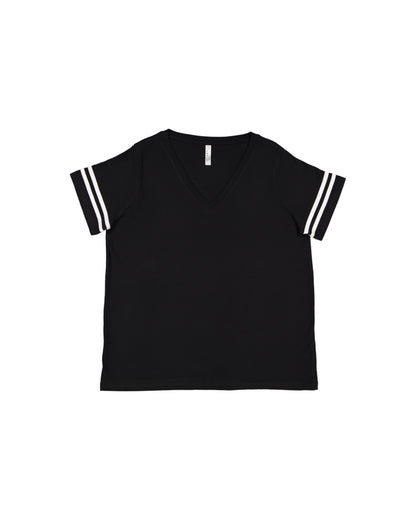 Camiseta de fútbol con curvas para mujer