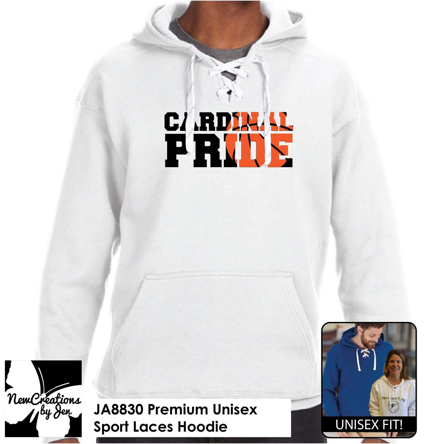 Sudadera con capucha deportiva de encaje premium CBBC