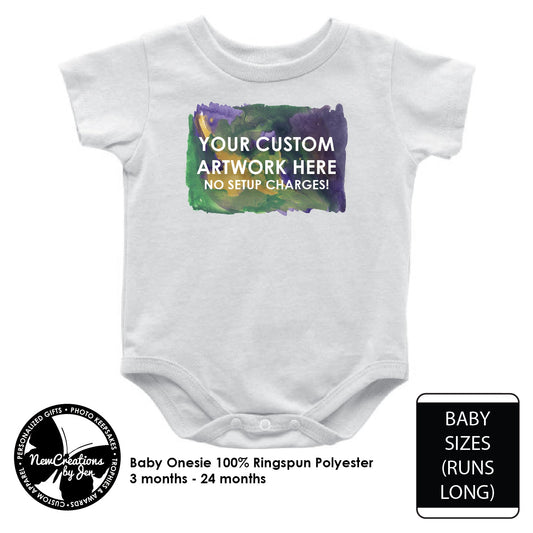 Camisetas a todo color (para bebés y niños)