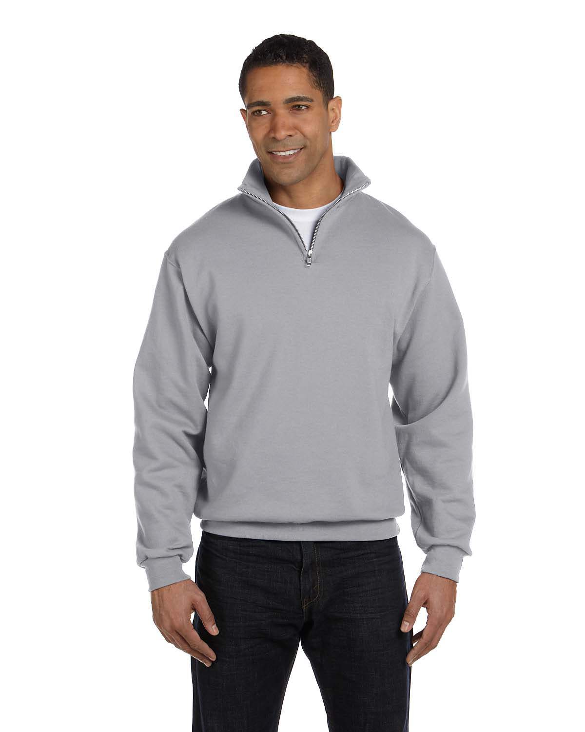 Sudadera unisex con cremallera de un cuarto
