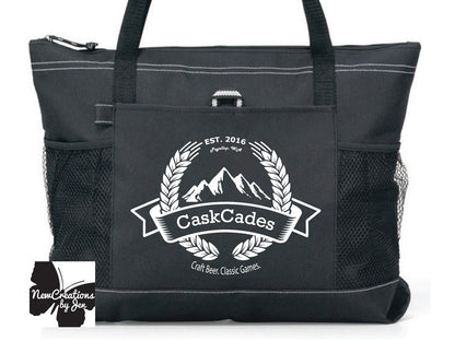 Bolsa grande personalizada con cremallera