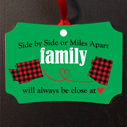 Family Miles Apart Ornaments