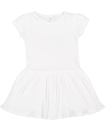 Toddler Baby Rib Dress 2T-5-6