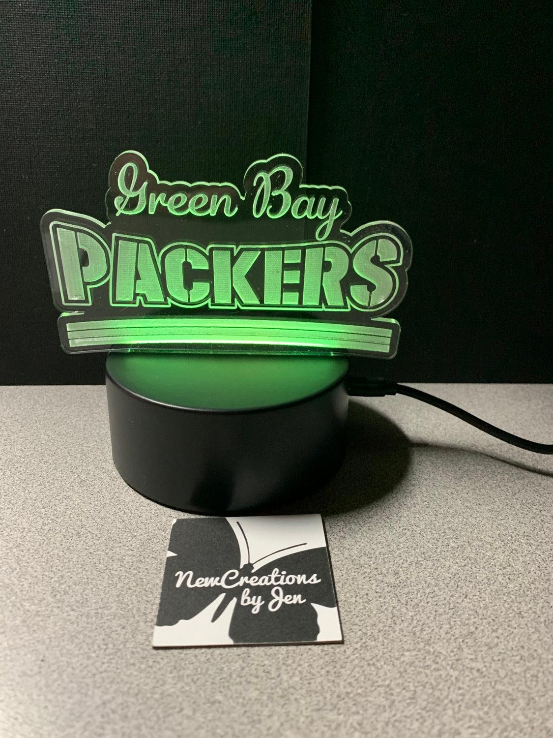 Exhibición de lámpara LED personalizada