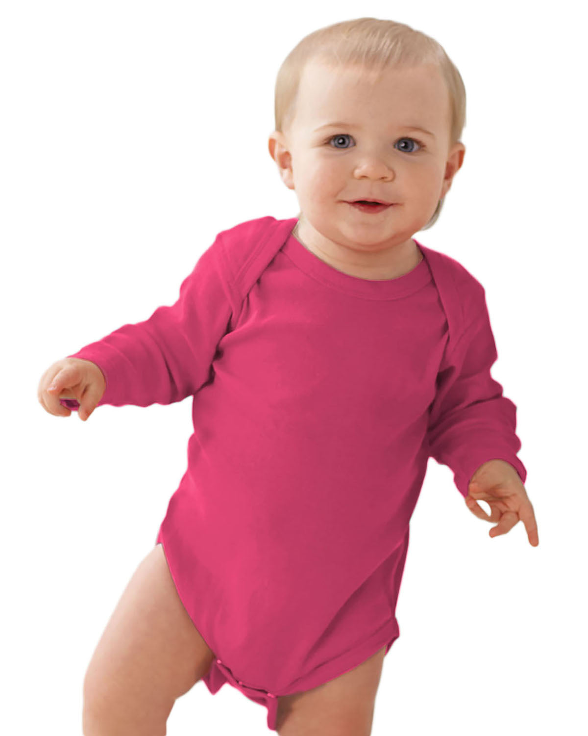 Infant Long-Sleeve Baby Rib Bodysuit